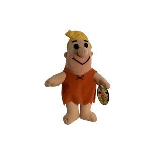 1993 Vintage Barney Rubble Plush With Tag 11 inches Hannah Barbera